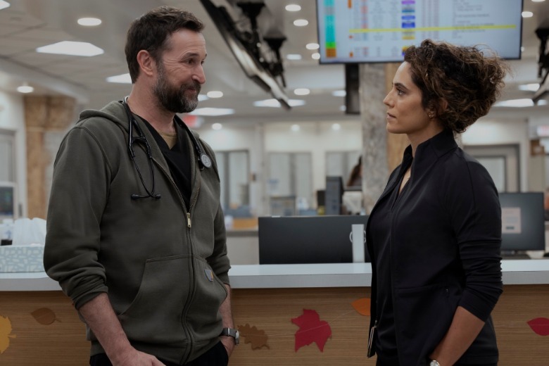 Dr. Robby and Dr. Al-Hashimi in The Pitt Season 3