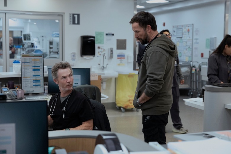 Dr. Abbot and Dr. Robby in The Pitt Season 3