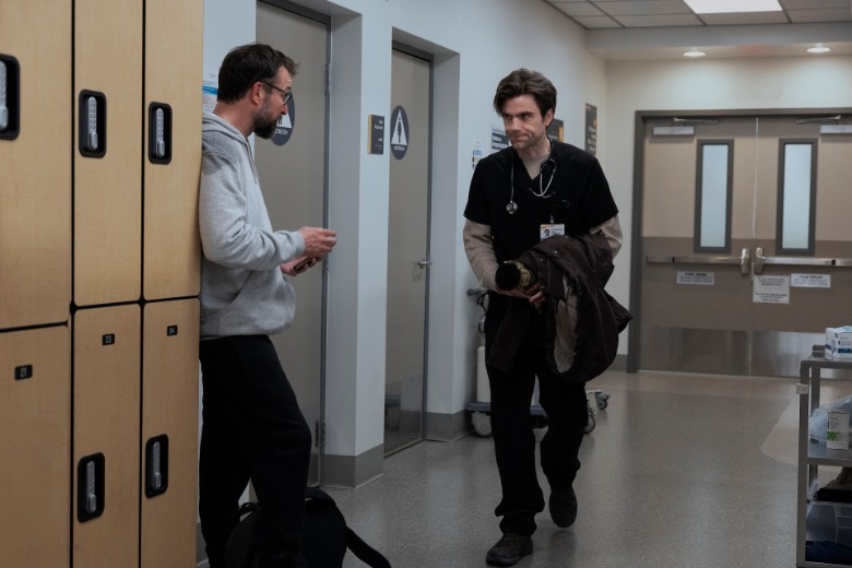 Dr. Robby and Dr. Langdon in The Pitt Season 3