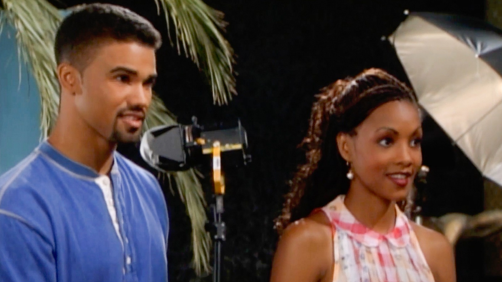 Malcolm and Stephanie on The Young And The Restless in 1995