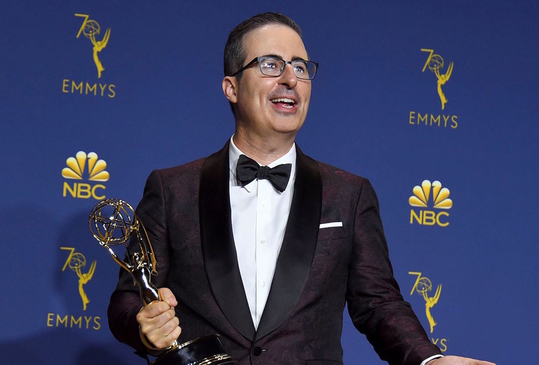 John Oliver Emmys 2018 Winner Donald Trump