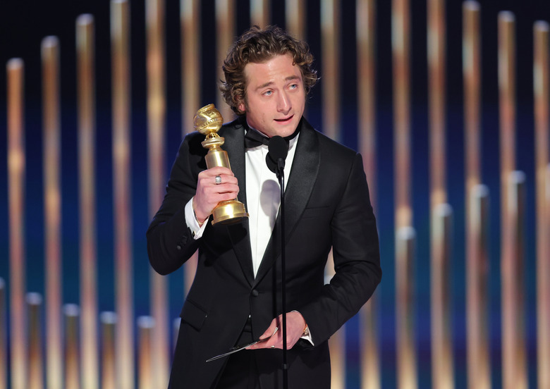 Jeremy Allen White Golden Globes Win