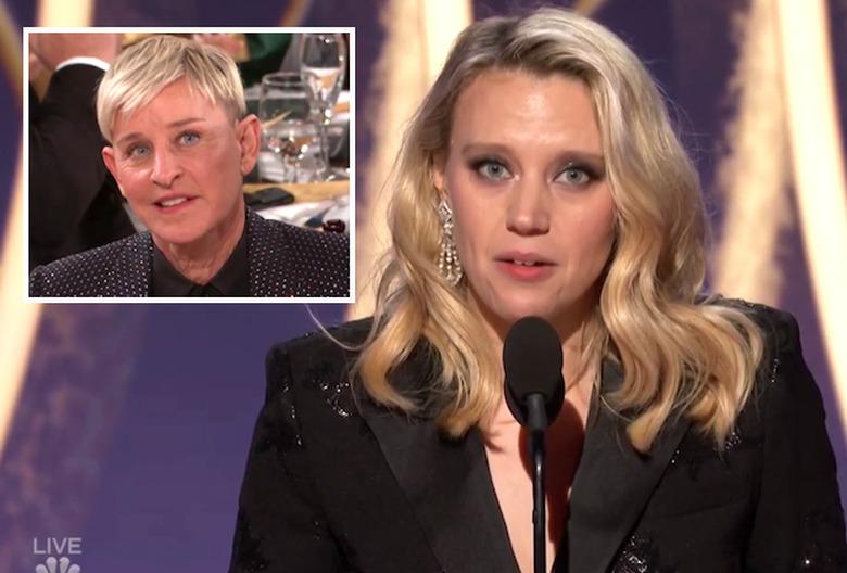 kate-mckinnon-golden-globes-speech-ellen-video/