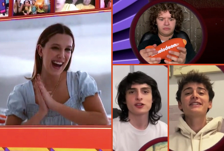 Stranger Things Cast 2021 at Kids' Choice Awards