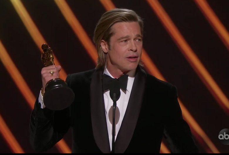 Brad Pitt Oscars Speech John Bolton