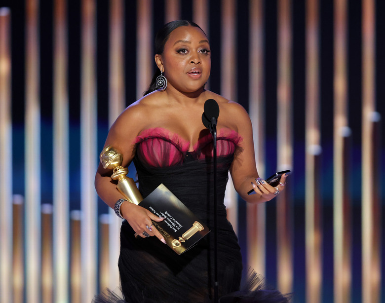 Quinta Brunson Golden Globes Win