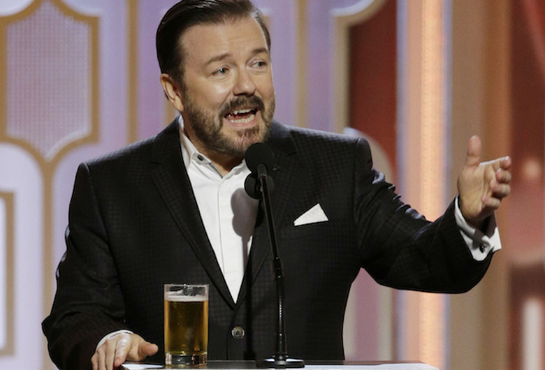 Ricky Gervais Golden Globes Monologue 2016