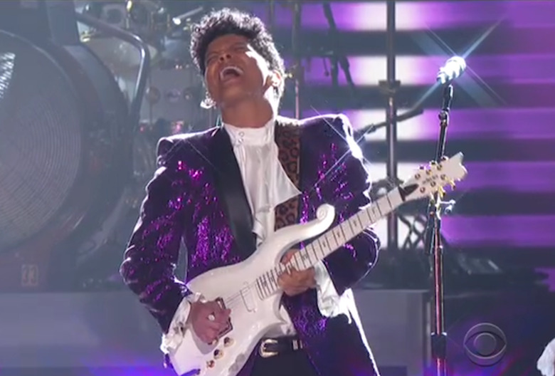 Prince Bruno Mars Grammys Video Watch