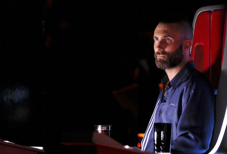 Adam Levine Leaving The View