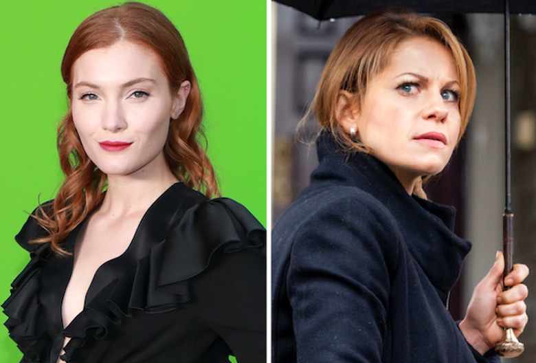 Skyler Samuels & Candace Cameron Bure in Aurora Teagarden Mysteries on Hallmark Channel