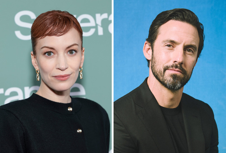 Britt Lower and Milo Ventimiglia