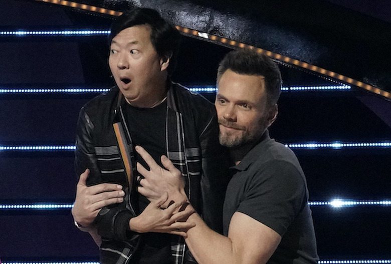 Ken Jeong and Joel McHale on 'The Masked Singer'
