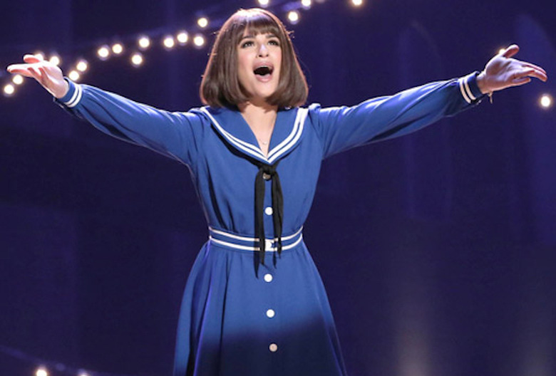 Lea Michele in Funny Girl in Glee