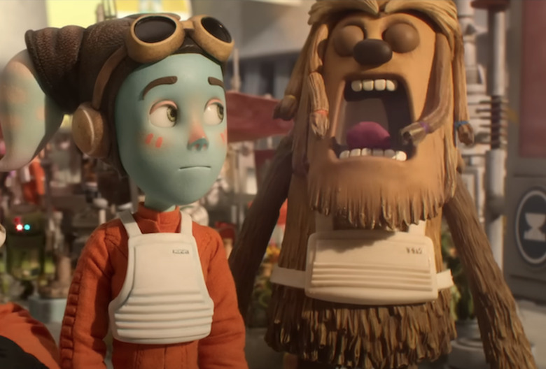 Aardman Wookiee from season of Star Wars Visions