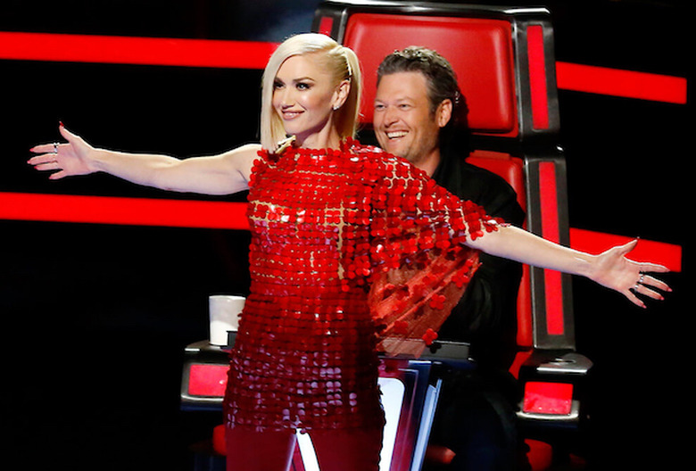 Gwen Stefani and Blake Shelton on 'The Voice'