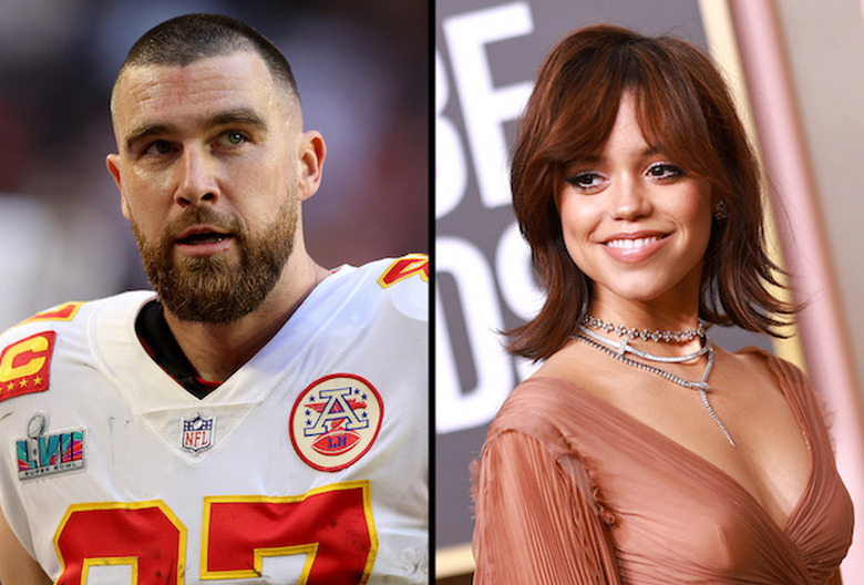SNL Travis Kelce Jenna Ortega