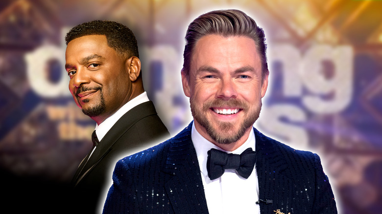Dancing With the Stars Alfonso Ribeiro Derek Hough Protesters Ryan Lochte