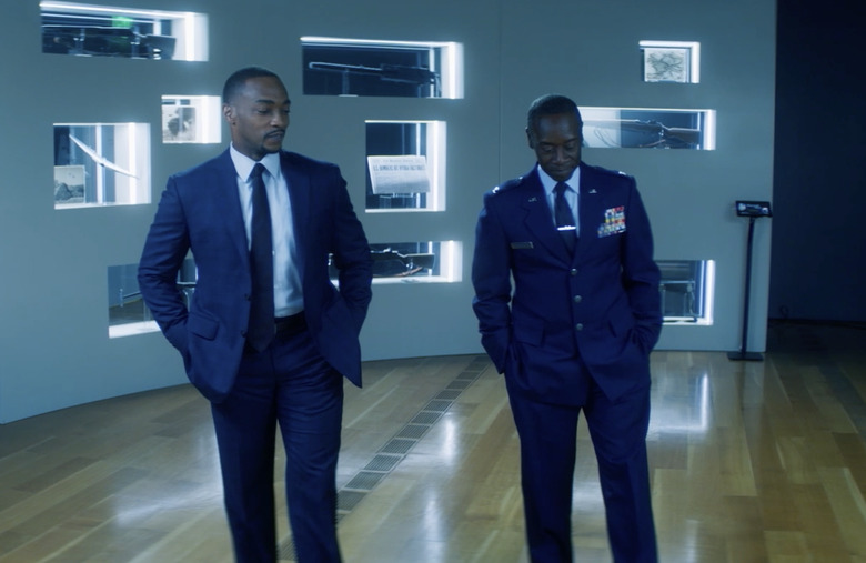 Falcon Winter Soldier Sam Skrull Rhodey Deleted Scene