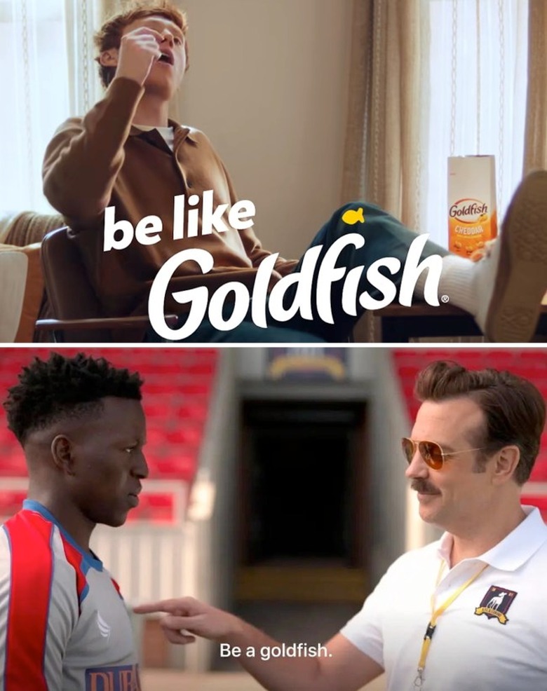 goldfish commercial ted lasso