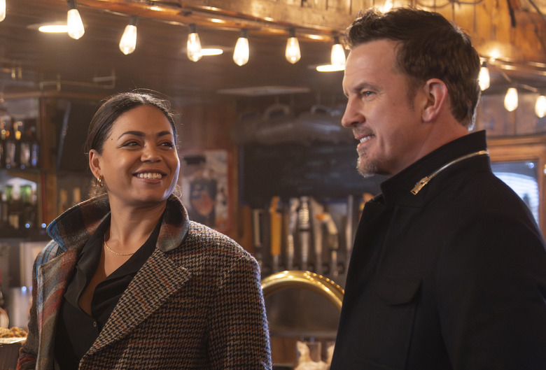 STATION 10 -  “Good Grief” - Ben and Theo respond to a challenging Crisis One call, and Jack struggles adjusting to his new reality. Maya and Carina treat a nanny with a surprising diagnosis. Travis finds a surprise at Dixon’s wake, and Vic joins Beckett at a family funeral. THURSDAY, MARCH 21 (10:01-11:00 p.m. EDT) on ABC. (Disney/James Clark) 
BARRETT DOSS, JOSH RANDALL