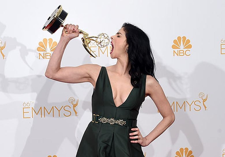 sarah-silverman-emmys-press-room