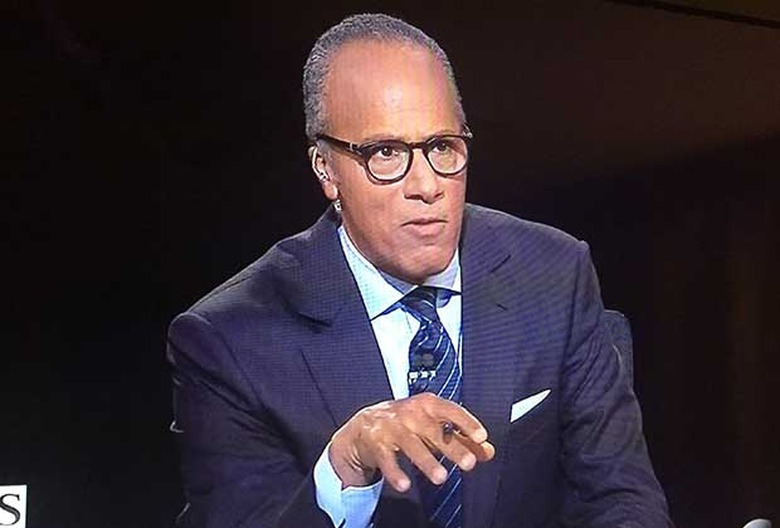 Presidential Debate Lester Holt
