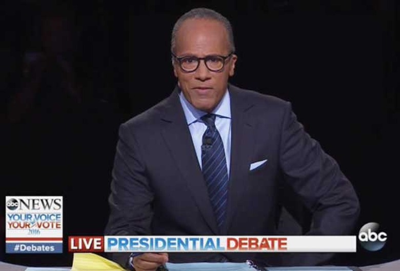 Lester Holt Debate