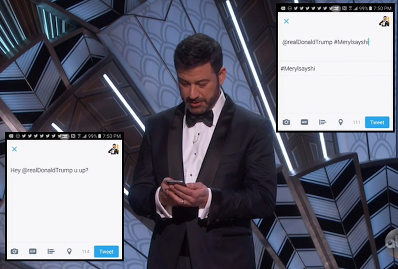 Oscars 2017 Jimmy Kimmel Donald Trump Tweet