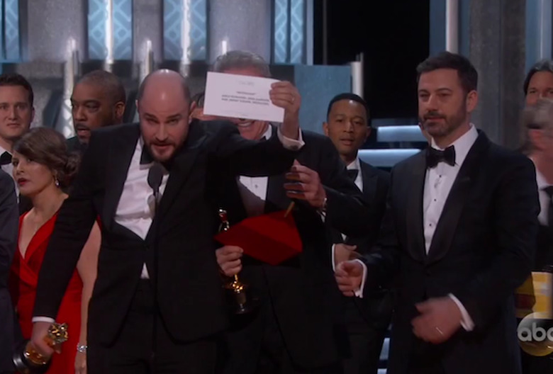 Oscars 2017 Moonlight La La Land Warren Beatty