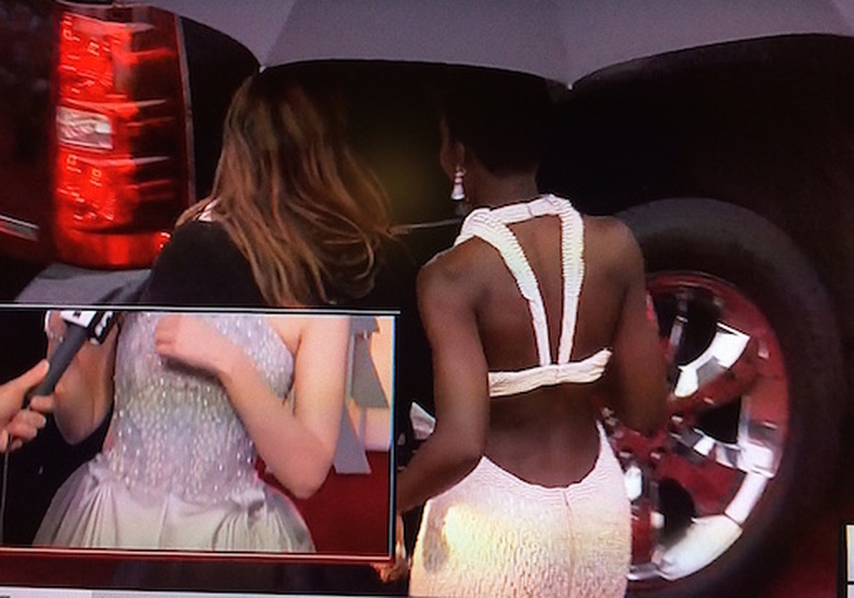 Oscars-Red-Carpet-lupita-felicity-jones