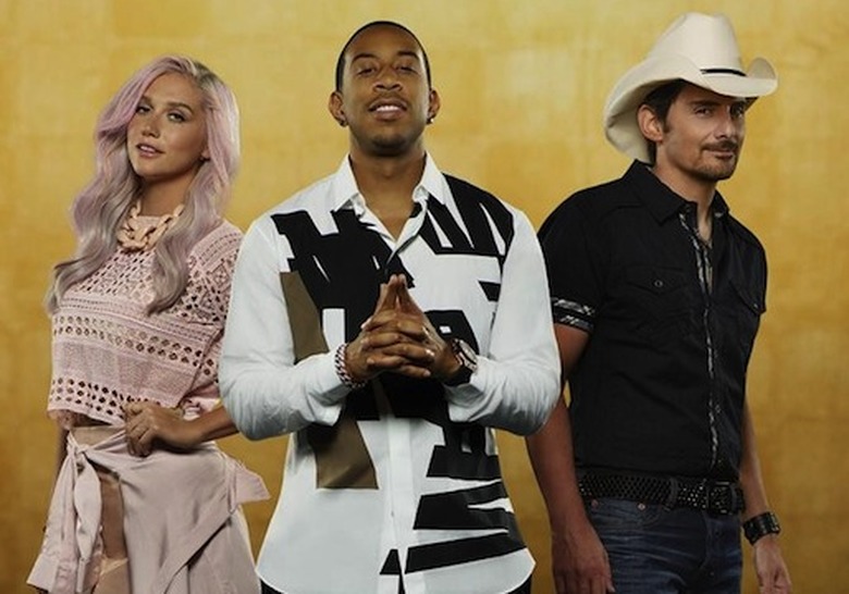 KESHA, LUDACRIS, BRAD PAISLEY