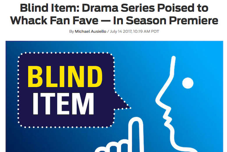 Blind Items Revealed