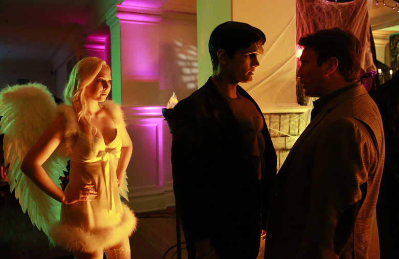 MOLLY QUINN, BRETT WYMAN, NATHAN FILLION