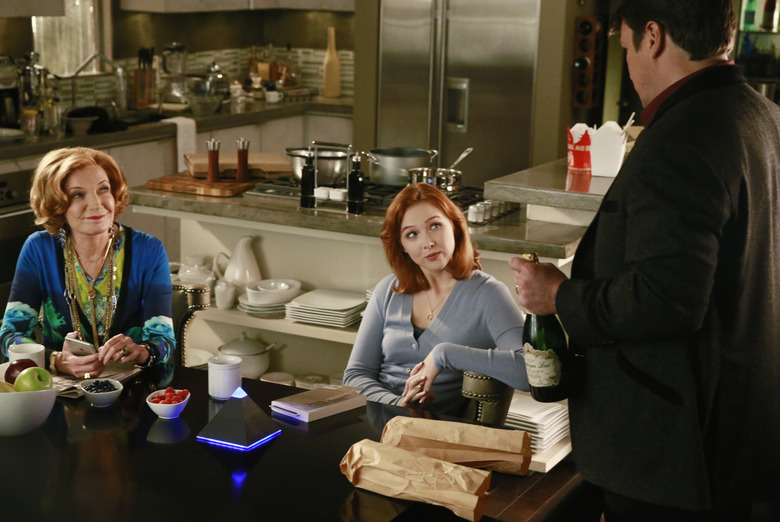 SUSAN SULLIVAN, MOLLY QUINN, NATHAN FILLION