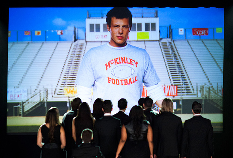 Glee Finn Death Cory Monteith
