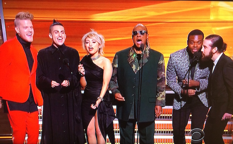 grammys-best-worst-stevie-wonder-penatonix