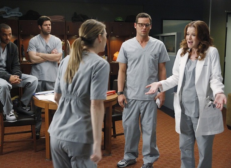 JESSE WILLIAMS, ROBERT BAKER, ELLEN POMPEO, JUSTIN CHAMBERS, SARAH DREW