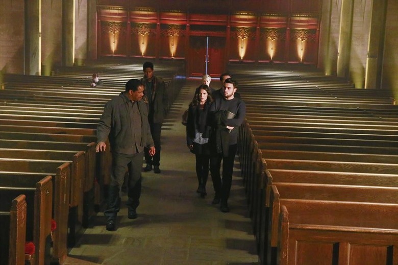 DAN MARTIN, ALFRED ENOCH, KARLA SOUZA, LIZA WEIL, MATT MCGORRY (OBSCURED), JACK FALAHEE