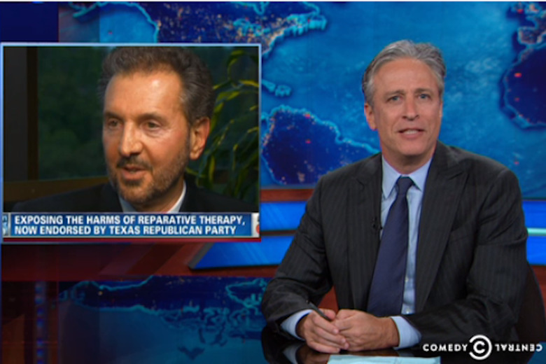 Jon Stewart Reparative Therapy Quote