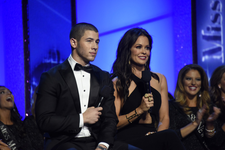 NICK JONAS, BROOKE BURKE-CHARVET