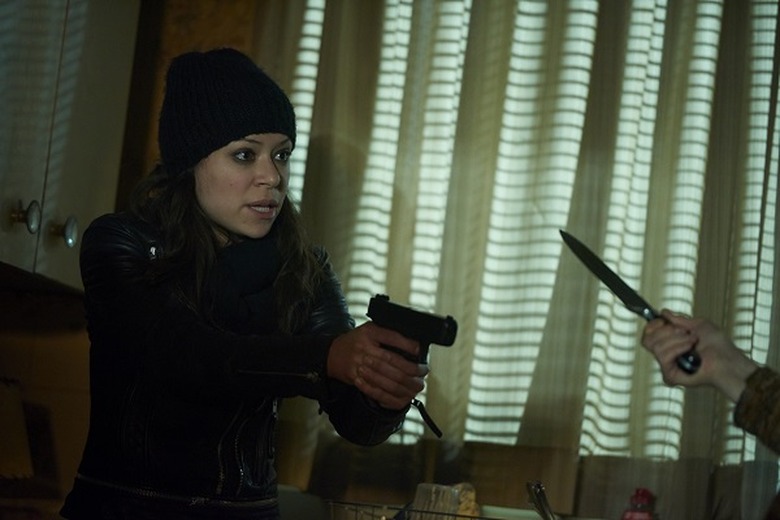 Sarah (TATIANA MASLANY)