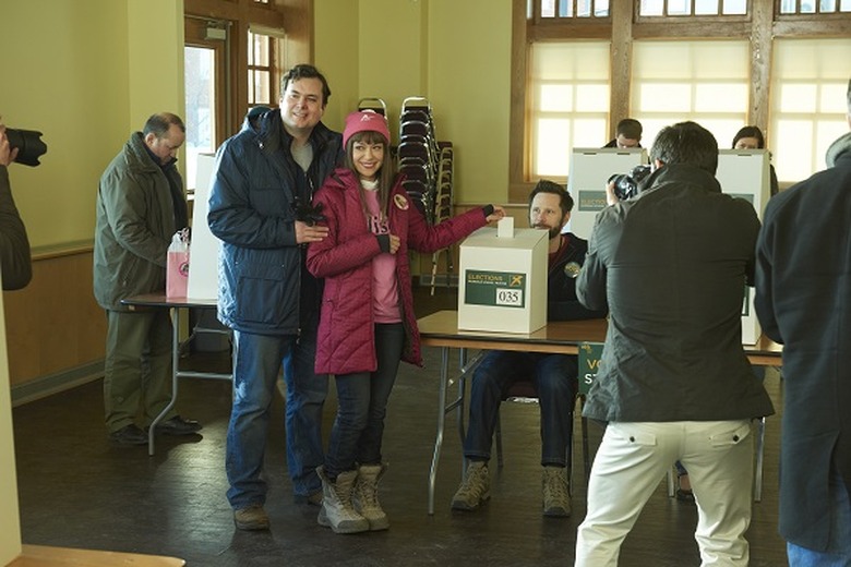 Donnie (KRISTIAN BRUUN) and Alison (TATIANA MASLANY)