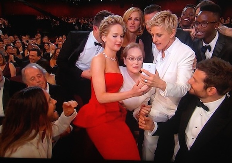 10-2014 Oscars ceremony ellen meryl