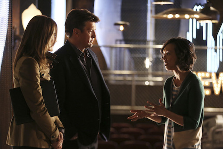STANA KATIC, NATHAN FILLION, JOY OMANSKI