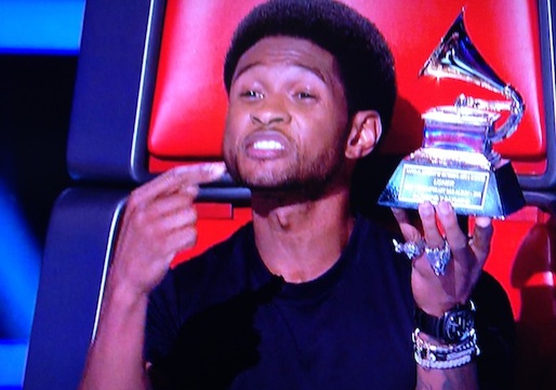 the-voice-usher-gold-shoes-quote