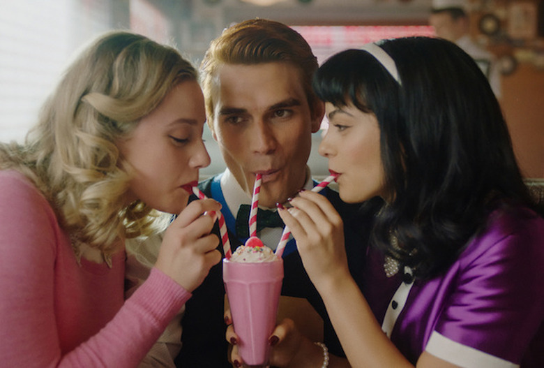 Riverdale Episode 100 Betty Archie Veronica Milkshake
