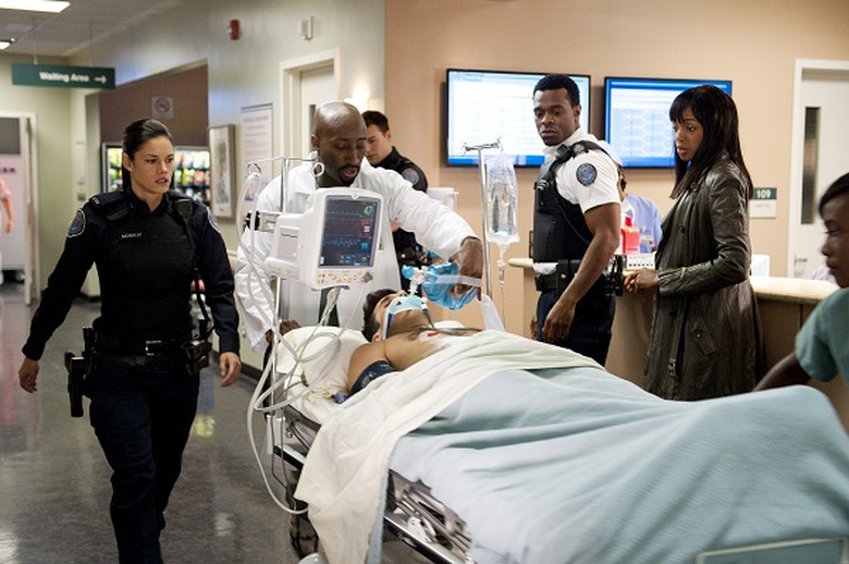 MISSY PEREGRYM, KEVIN YEBOAH, BEN BASS, PETER MOONEY (OBSCURED), LYRIQ BENT, ENUKA OKUMA