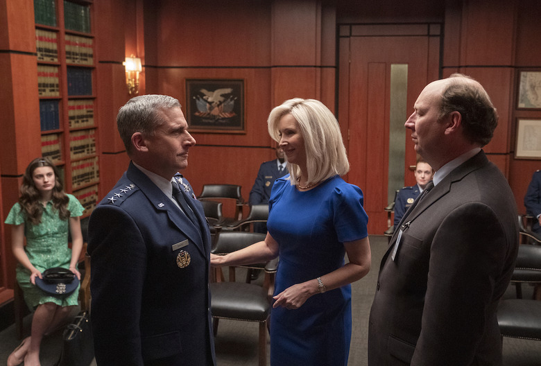 Space Force Netflix Premiere Steve Carell Lisa Kudrow
