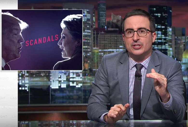 john-oliver-trump-clinton-scandals