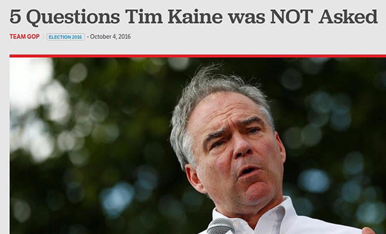 Vice-Presidential Debate Winners Losers